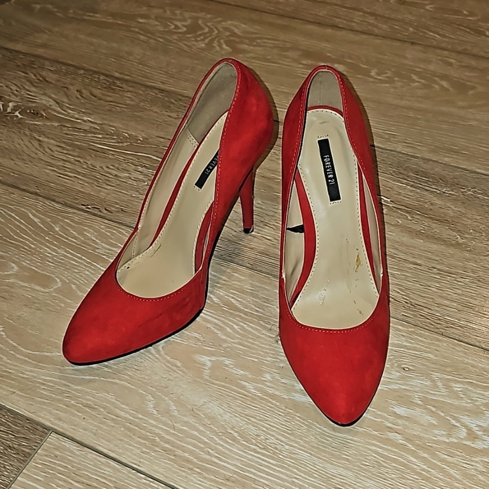 Forever 21 Red High Heels